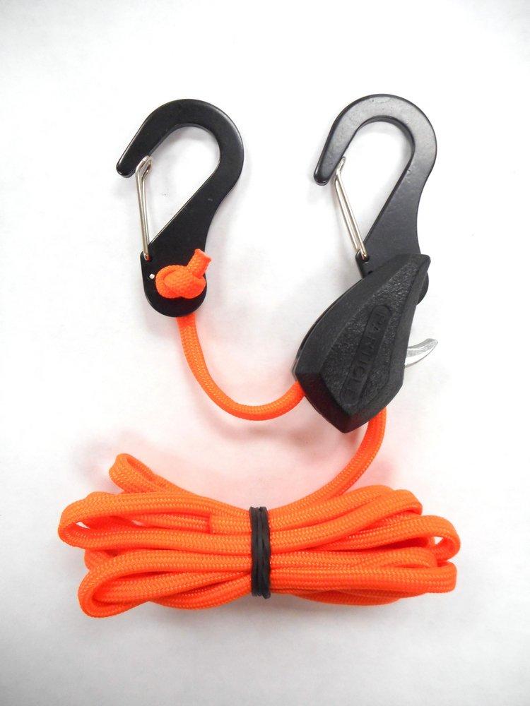 USA Products Black Better than Bungee, 6ft, Black Body Orange rope 