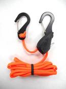 USA Products Black Better than Bungee, 6ft, Black Body Orange rope 