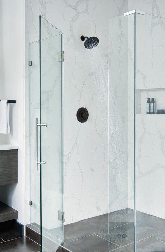 Moen Matte Black Single Handle Shower Faucet 