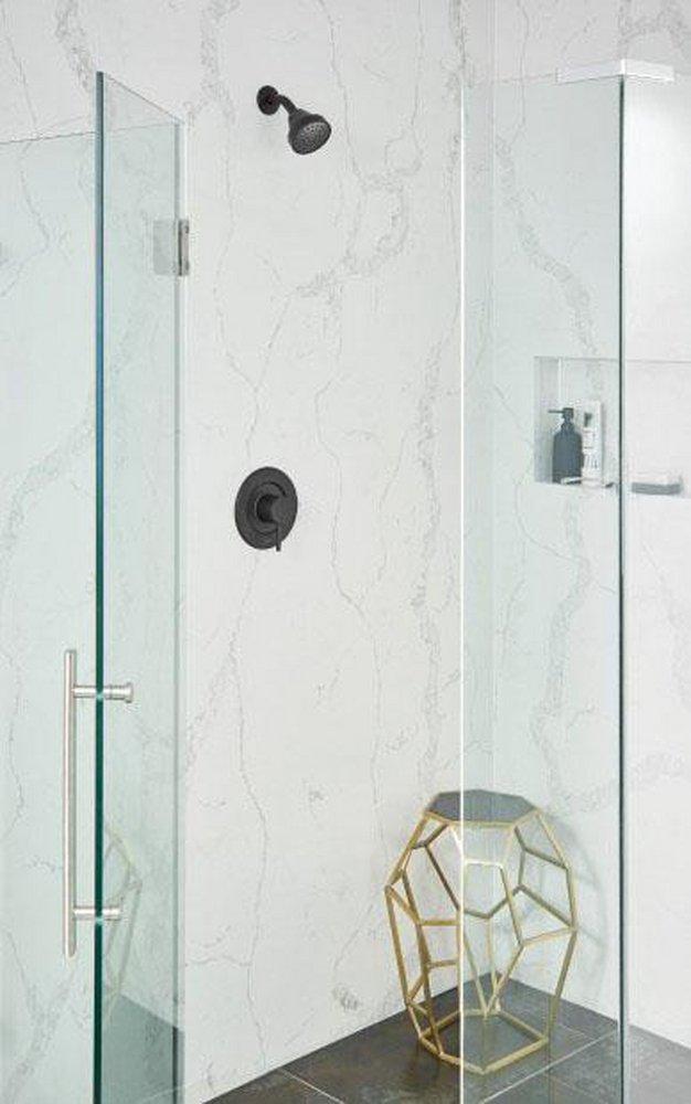 Moen Matte Black Single Handle Shower Faucet 