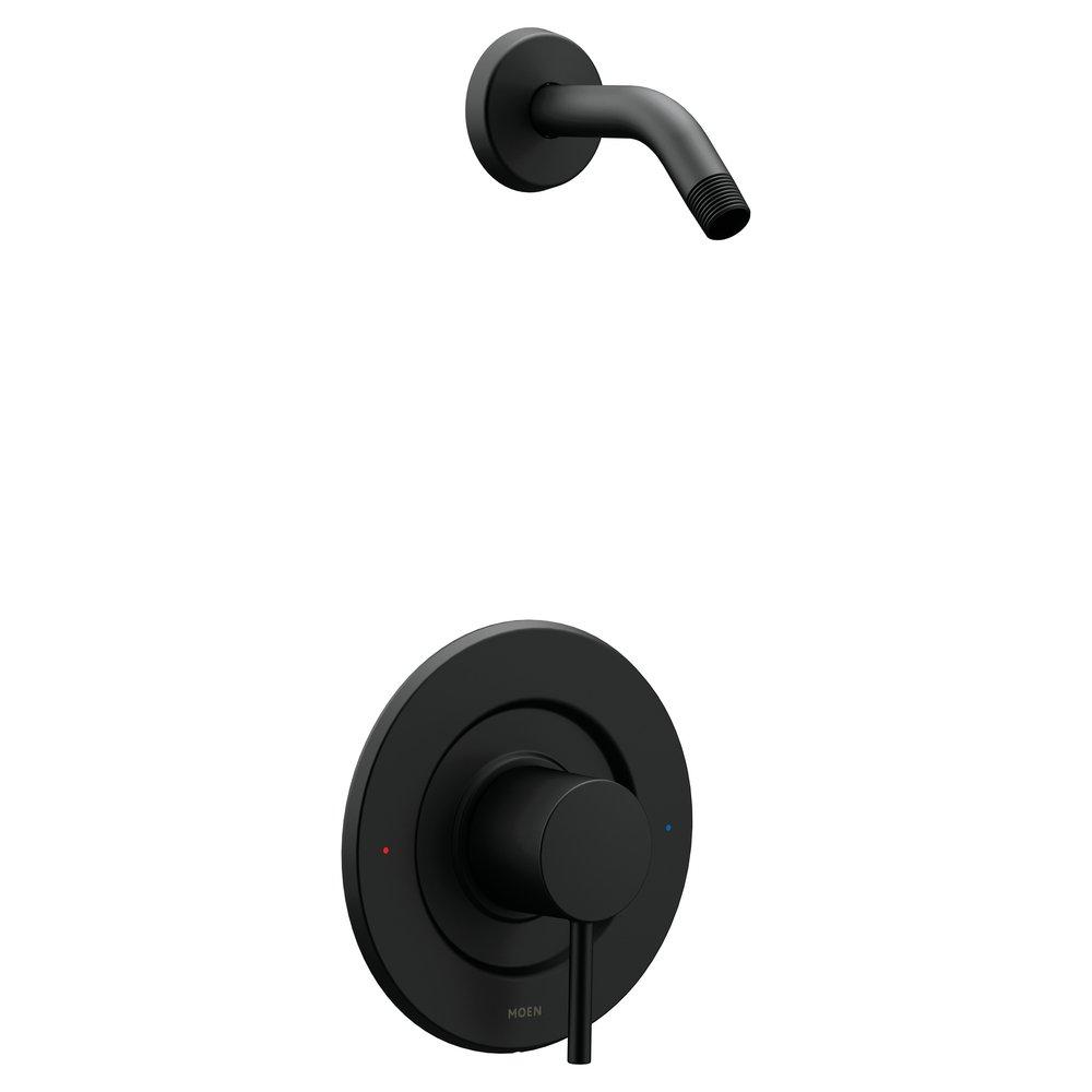 Moen Matte Black Single Handle Shower Faucet 