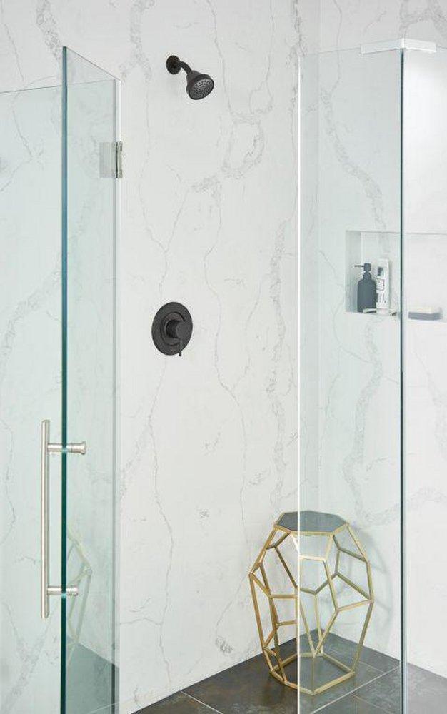 Moen Matte Black Single Handle Shower Faucet 