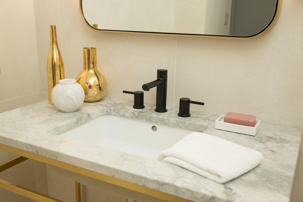 Moen Matte Black Two Handle Widespread Bathroom Sink Faucet 