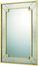 26 x 42 in. Rectangular Decorative Mirror in Gold Leaf