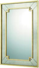 Capital Lighting Gold Leaf 26 x 42 in. Rectangular Decorative Mirror 
