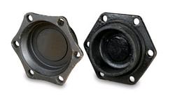 10 in. Mechanical Joint Ductile Iron C153 Short Body Solid Cap with Permox CTF&trade; Lined