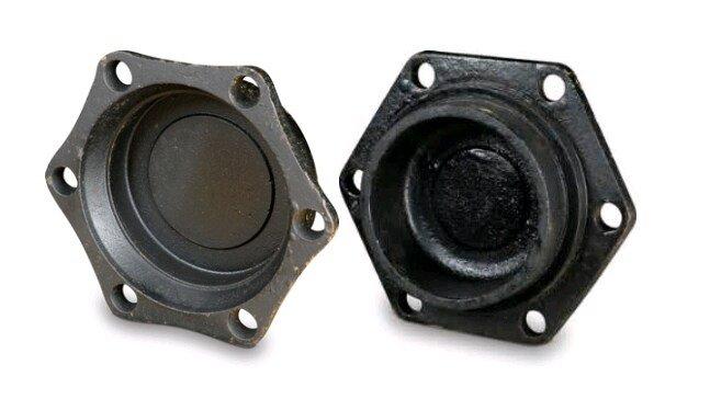 D and M Coatings Mechanical Joint Ductile Iron C153 Short Body Solid Plug with Permox CTF&trade; Lined 