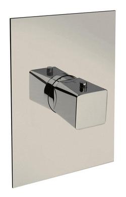 Single Handle Thermostatic Valve Trim in Brushed Nickel