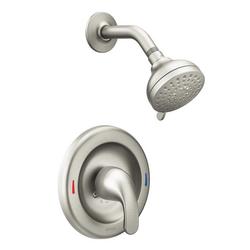Single Handle Multi Function Shower Faucet in Spot Resist Brushed Nickel