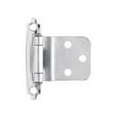 1-1/25 in. Self-Closing Inset Hinge in Polished Chrome 1 Pair