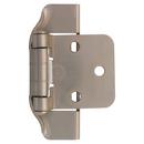 Liberty Hardware Satin Nickel 1-7/20 in. Semi-Wrap Overlay Hinge 1 Pair 
