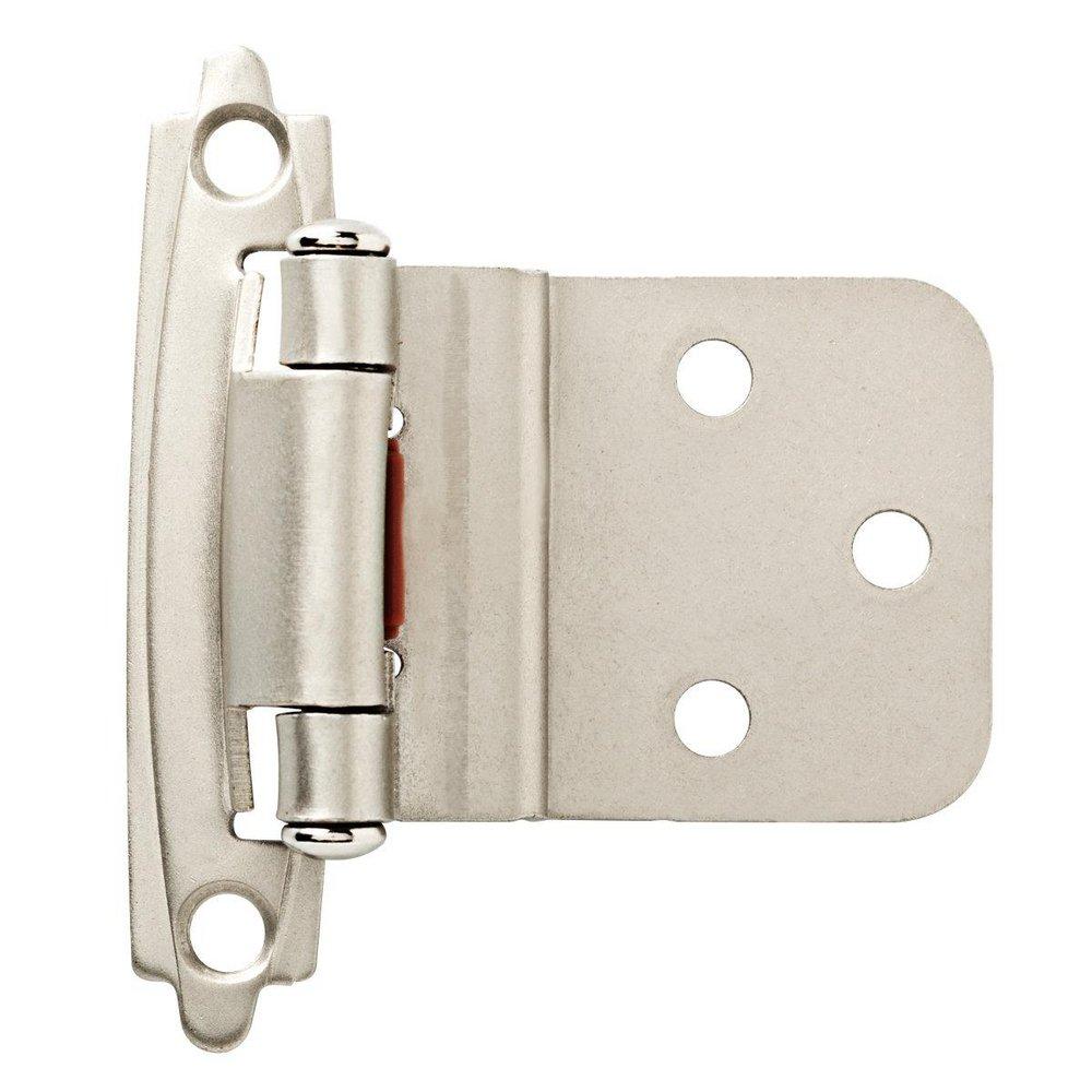 Liberty Hardware Satin Nickel 1-1/25 in. Self-Closing Inset Hinge 1 Pair 