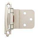 Liberty Hardware Satin Nickel 1-1/25 in. Self-Closing Inset Hinge 1 Pair 