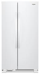 32-3/4 in. 22 cu. ft. Side-By-Side and Full Refrigerator in White