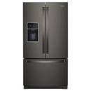 Whirlpool Black Stainless Steel 35-11/16 in. 27 cu. ft. French Door and Full Refrigerator 