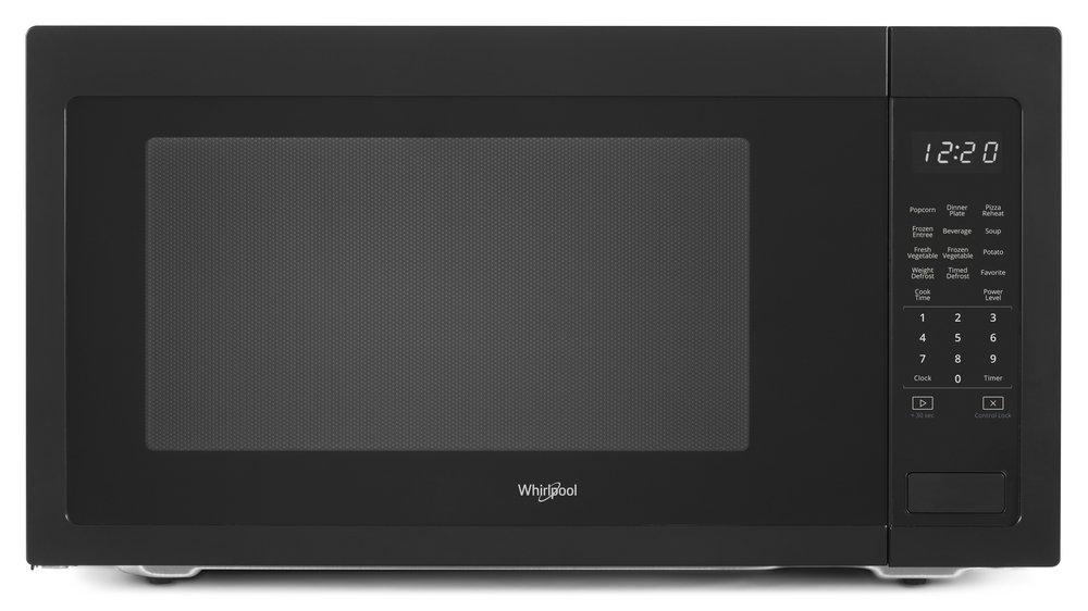 Whirlpool Black 2.2 cu. ft. 1200 W Countertop Microwave 