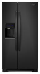 Whirlpool Black 36 in. 28 cu. ft. Side-By-Side Full Refrigerator 