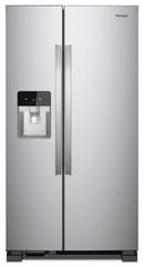 Whirlpool Fingerprint Resistant Stainless Steel 35-7/8 in. 15.44 cu. ft. Side-By-Side Full Refrigerator 