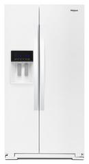 36 in. 28.5 cu. ft. Side-By-Side Full Refrigerator in White