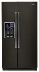 28 cu. ft. Side-By-Side Full Refrigerator in Black Stainless