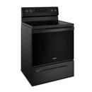 Whirlpool Black 29-7/8 in. Electric 5-Burner Smoothtop Freestanding Range 