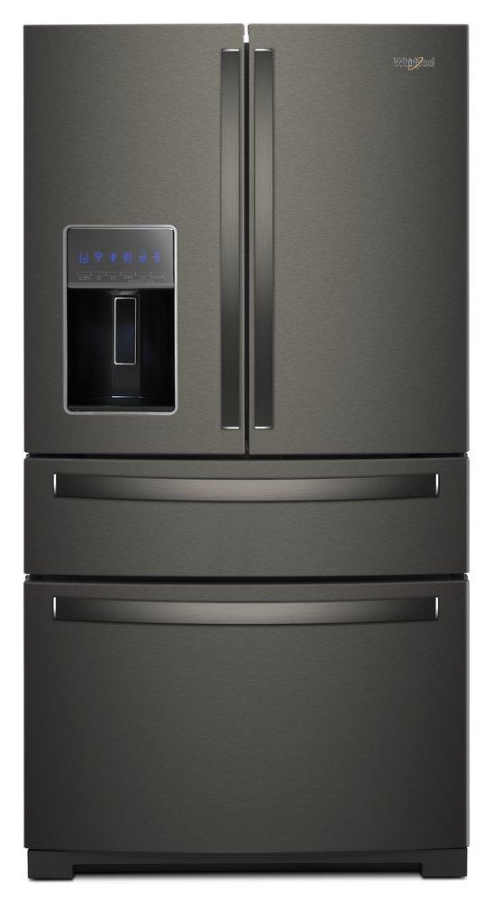 Whirlpool Fingerprint Resistant Black Stainless Steel 35-5/8 in. 26 cu. ft. French Door Refrigerator 