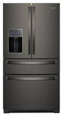 35-5/8 in. 26 cu. ft. French Door Refrigerator in Fingerprint Resistant Black Stainless