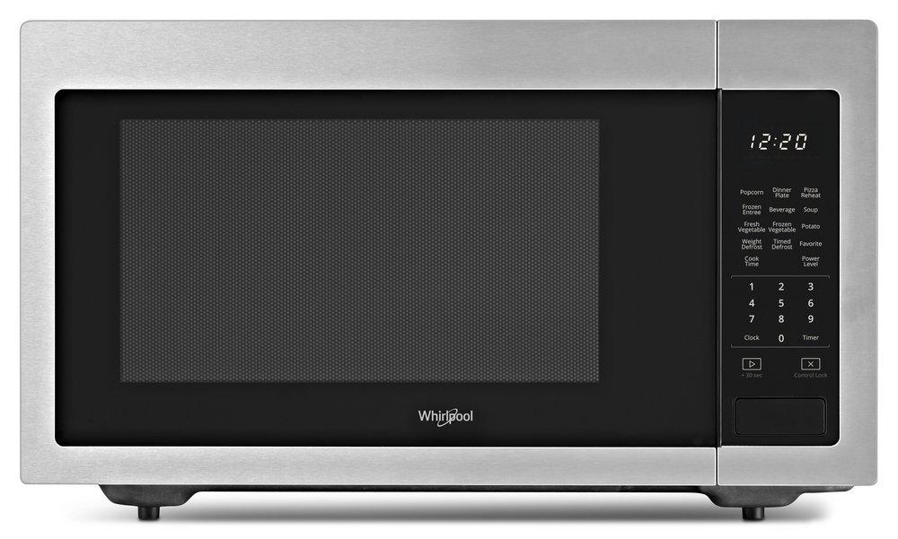 Whirlpool Fingerprint Resistant Stainless Steel 1.6 cu. ft. 1200 W Countertop Microwave 