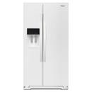 36 in. 20.5 cu. ft. Counter Depth Side-By-Side Full Refrigerator in White