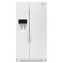 Whirlpool White 36 in. 20.5 cu. ft. Counter Depth Side-By-Side Full Refrigerator 