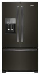 25 cu. ft. French Door and Full Refrigerator in Fingerprint Resistant Black Stainless