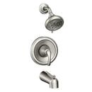 Moen Spot Resist Brushed Nickel Single Handle Multi Bathtub & Shower Faucet 