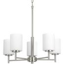 Progress Lighting Brushed Nickel 100W 5-Light Medium E-26 Base Incandescent Chandelier 