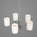 Progress Lighting Brushed Nickel 100W 5-Light Medium E-26 Base Incandescent Chandelier 