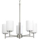 Progress Lighting Brushed Nickel 100W 5-Light Medium E-26 Base Incandescent Chandelier 