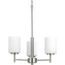 Progress Lighting Brushed Nickel 100W 3-Light Medium E-26 Base Incandescent Chandelier 