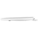 Bemis White Elongated Closed Front with Cover 