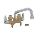 Two Handle Laundry Faucet in Polish Brass