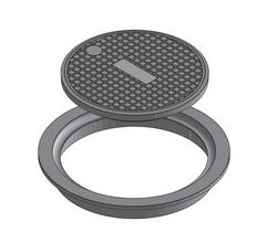 18 in. Ring and Cover