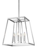 Visual Comfort & Co. Studio Chrome 60W 4-Light Chandelier 