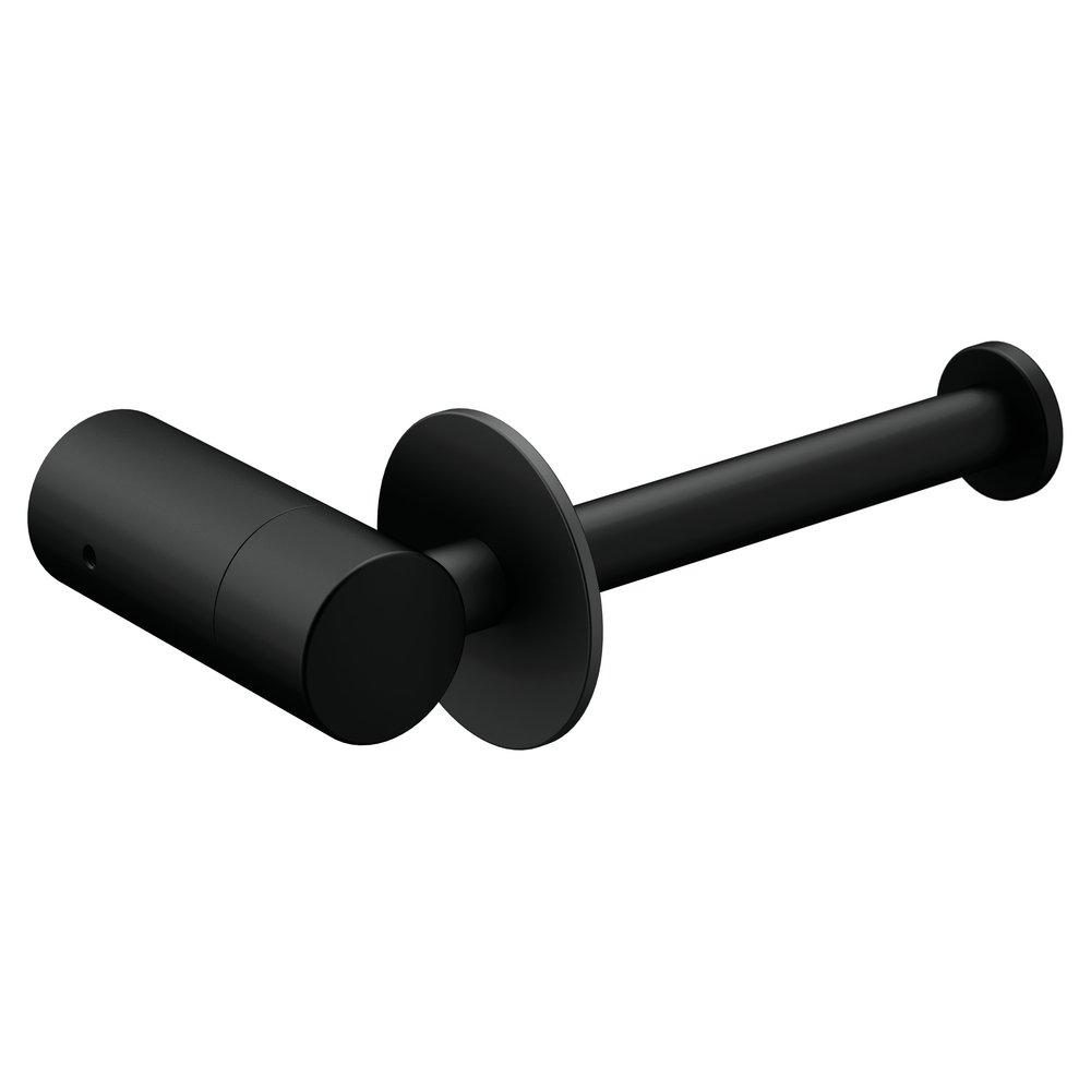 Moen Matte Black Wall Mount Toilet Tissue Holder 