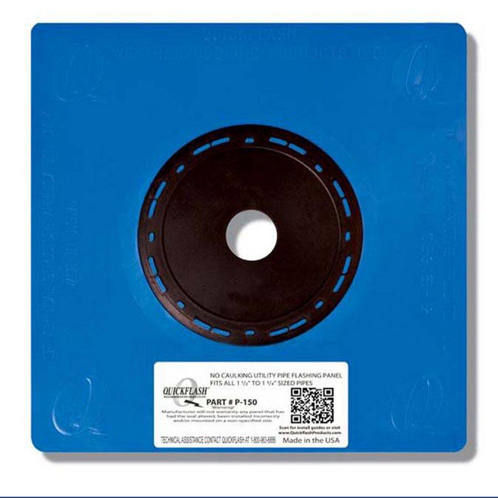 Quickflash Weatherproofing Plastic 11-1/8 x 11-1/8 in. Roof Flashing 