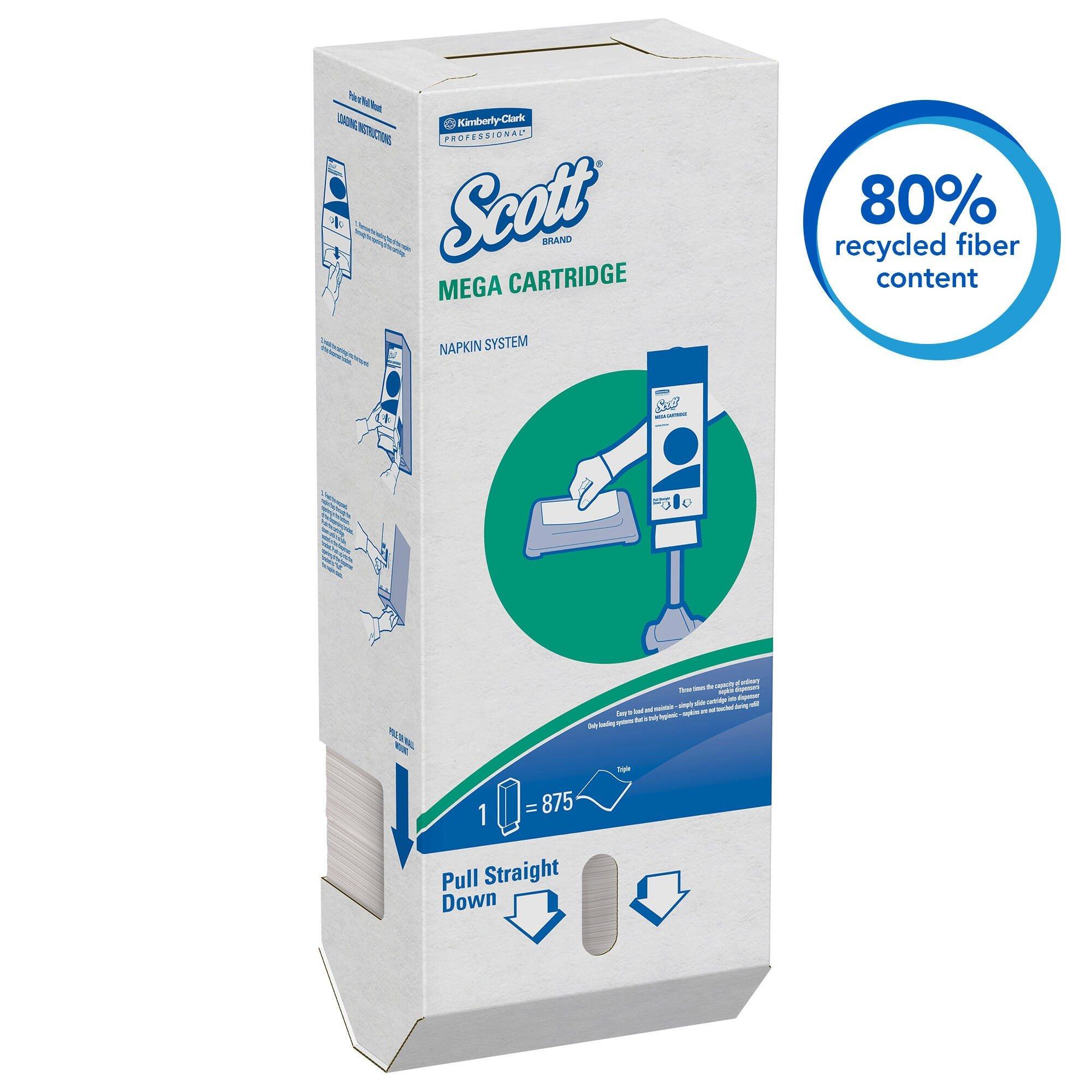 Kimberly-Clark Professional&trade; White 8-2/5 in. Napkin in White (Case of 6) 