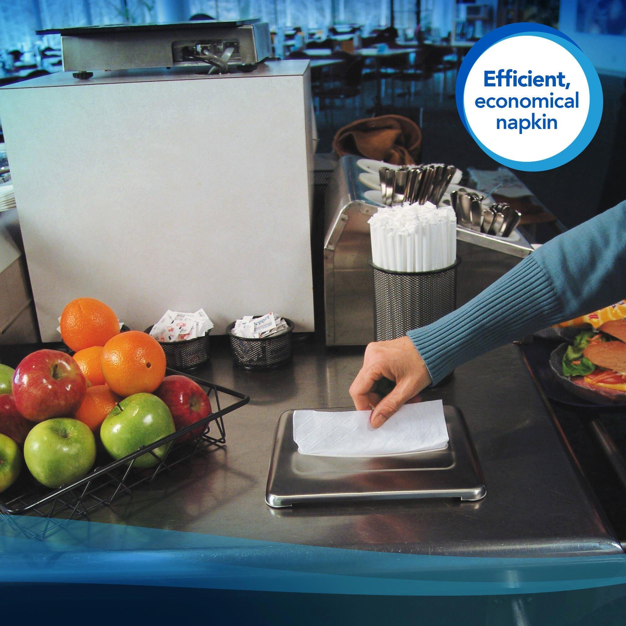 Kimberly-Clark Professional&trade; White 8-2/5 in. Napkin in White (Case of 6) 
