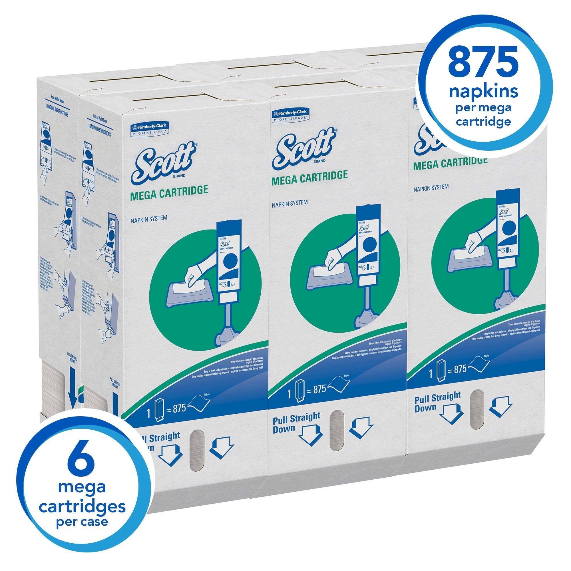 Kimberly-Clark Professional&trade; White 8-2/5 in. Napkin in White (Case of 6) 
