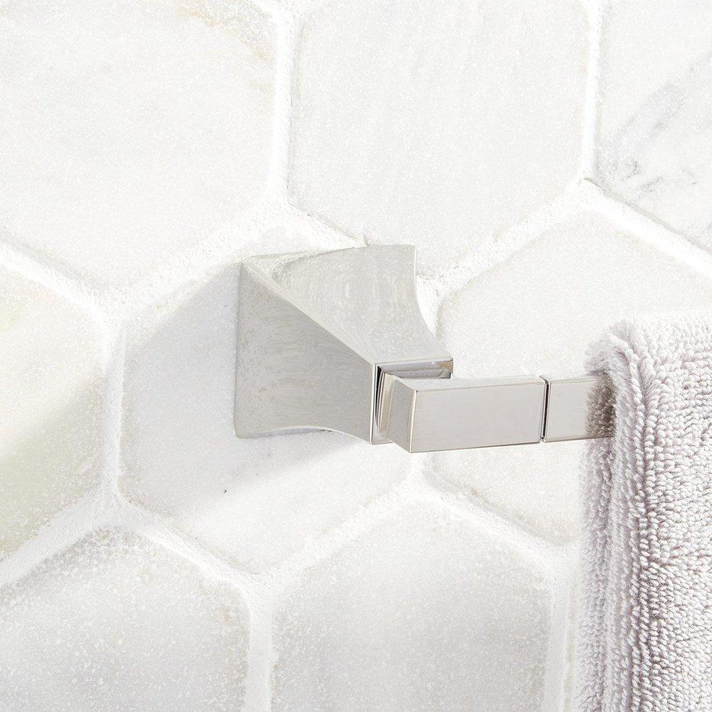 Signature Hardware Polished Nickel 19-3/4 in. Towel Bar 