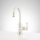 Signature Hardware Polished Nickel Single Lever Handle Bar Faucet 