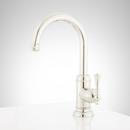 Signature Hardware Polished Nickel Single Lever Handle Bar Faucet 