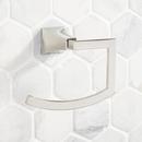 Signature Hardware Polished Nickel Rectangular Open Towel Ring 