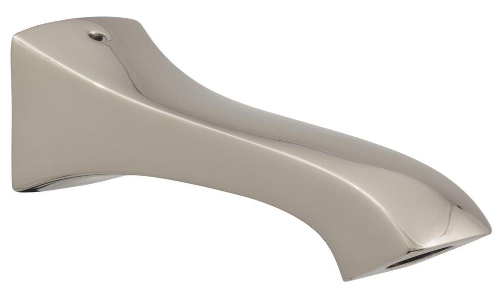 Signature Hardware Polished Nickel 7-3/8 x 1/2 in. Brass Shower Arm 